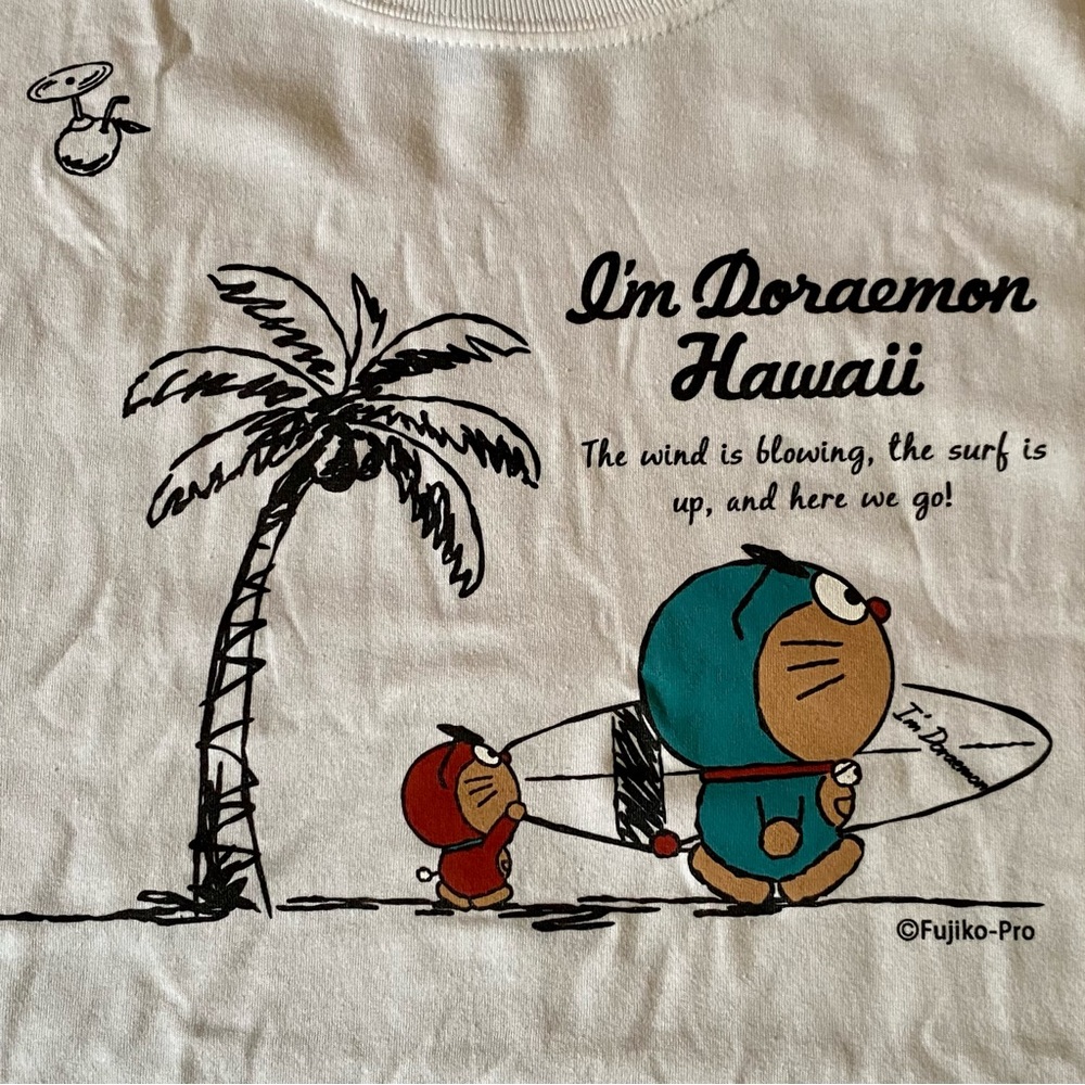 New Doraemon Hawaii tee